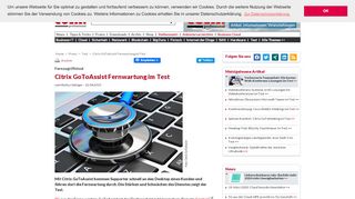 
                            6. Citrix GoToAssist Fernwartung im Test - com! professional