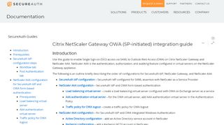 
                            8. Citrix NetScaler Gateway OWA (SP-initiated) integration guide ...