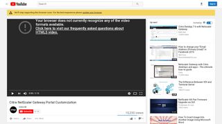 
                            7. Citrix NetScaler Gateway Portal Customization - YouTube