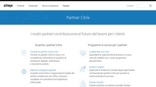 
                            2. Citrix Partner: Maggiori informazioni sui partner Citrix - Citrix