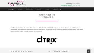 
                            10. Citrix Partner Nederland- Solid Partners ICT Professionals