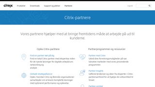 
                            2. Citrix Partnere – Læs mere om Citrix partnere - Citrix