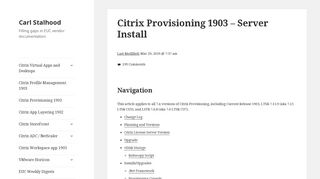 
                            8. Citrix Provisioning 1811 – Server Install – Carl Stalhood