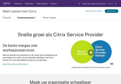 
                            4. Citrix Serviceprovider - Details Partner-programma - Citrix