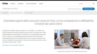 
                            6. Citrix Solution Advisor - Dettagli del programma per i partner - Citrix