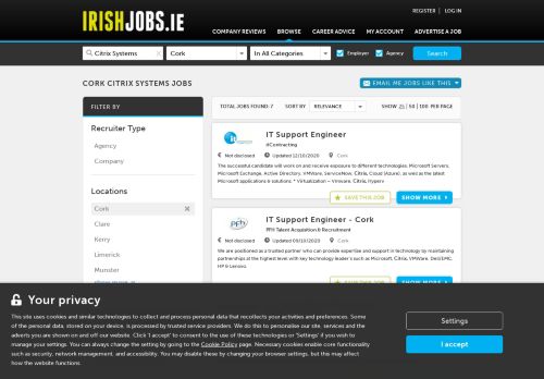 
                            10. Citrix Systems Jobs Cork - irishjobs.ie