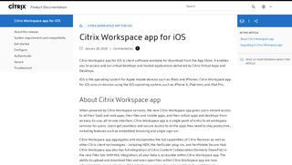 
                            5. Citrix Workspace app for iOS - Citrix Product Documentation