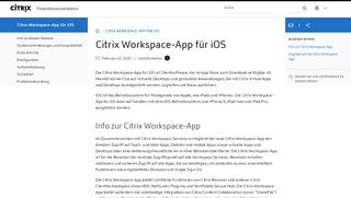 
                            6. Citrix Workspace-App für iOS - Citrix Docs
