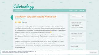 
                            12. Citrix XenApp – Long logon times and potential fixes | Citrixology