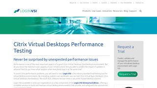 
                            12. Citrix XenDesktop Performance Testing - Login VSI
