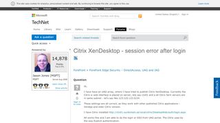 
                            8. Citrix XenDesktop - session error after login - Microsoft
