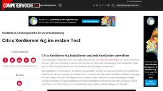 
                            13. Citrix XenServer 6.5 installieren und mit XenCenter verwalten ...
