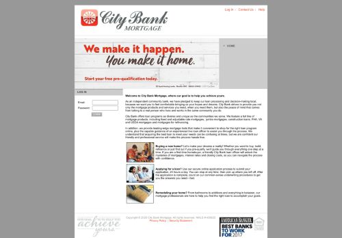 
                            13. City Bank Mortgage : Home