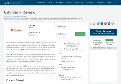 
                            8. City Bank Review | SmartAsset.com