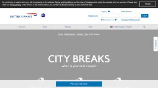 
                            12. City breaks 2019/2020 | Weekend breaks & short breaks | British Airways