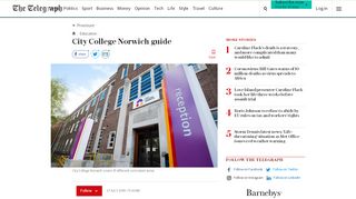 
                            8. City College Norwich guide - The Telegraph