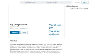 
                            10. City College Norwich | LinkedIn