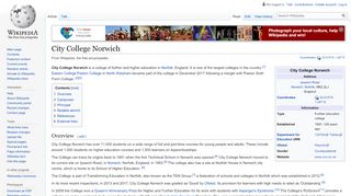 
                            12. City College Norwich - Wikipedia
