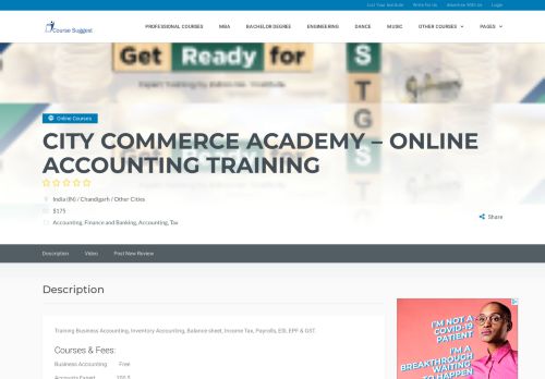
                            11. City Commerce Academy - Online Accounting Training - Course Fees ...