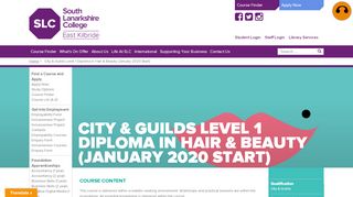
                            12. City & Guilds Level 1 Diploma in Hair & Beauty (January 2019 Start ...