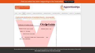 
                            6. City & Guilds Notification of Candidate Results – Unacceptable | ACE ...