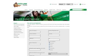 
                            3. City-Link Account Application - City-Link Express | Malaysia