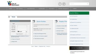
                            10. City of Ekurhuleni - Supplier Portal