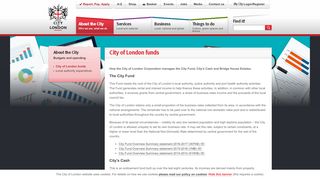 
                            12. City of London funds - City of London