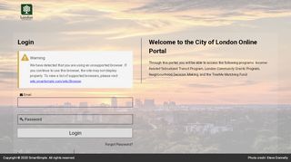 
                            2. City of London Online Portal