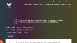 
                            6. City of London School for Girls - Home