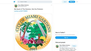 
                            12. City of Miami Gardens on Twitter: 
