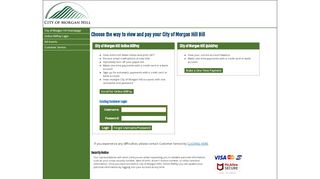 
                            8. City of Morgan Hill - Online BillPay