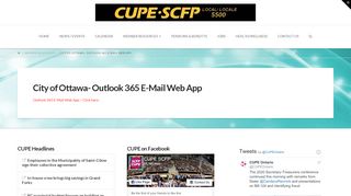 
                            2. City of Ottawa- Outlook Web App – W6 | CUPE-SCFP LOCAL ...