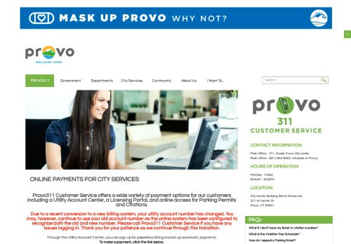 
                            10. City of Provo - Online BillPay
