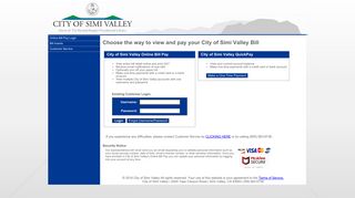 
                            7. City of Simi Valley - Online Bill Pay