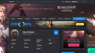 
                            3. City of Steam - MMORPG.com