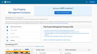 
                            4. City Property Management Company (CITY): Login, Bill Pay, Customer ...