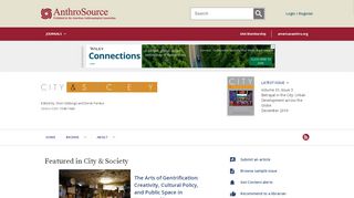 
                            2. City & Society - Wiley Online Library