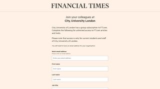 
                            7. City, University London | Financial Times