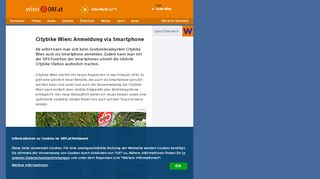 
                            13. Citybike Wien: Anmeldung via Smartphone - wien.ORF.at