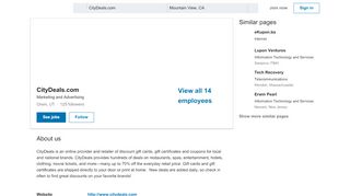 
                            13. CityDeals.com | LinkedIn
