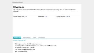 
                            8. Citymap.se - Ratings, Report, Review, Informations views - citymap ...