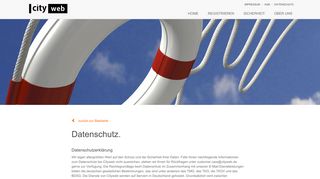 
                            7. Cityweb - Datenschutz