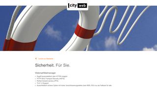 
                            6. Cityweb - Sicherheit