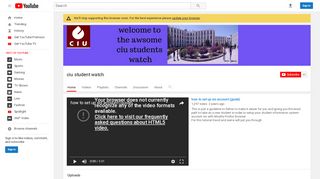 
                            12. ciu student watch - YouTube