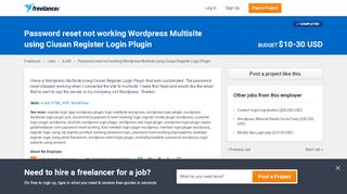 
                            10. Ciusan Register Login Plugin Wordpress - Freelancer