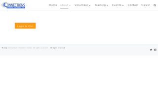 
                            4. Civi Login – Connections Volunteer Center