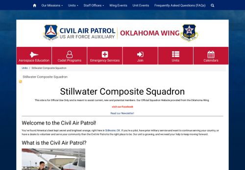 
                            7. Civil Air Patrol - Oklahoma Wing - Stillwater Composite Squadron