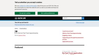 
                            10. Civil Service Fast Track Apprenticeship - GOV.UK