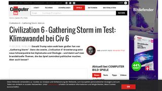 
                            12. Civilization 6 – Gathering Storm: Add-on im Test - COMPUTER BILD ...